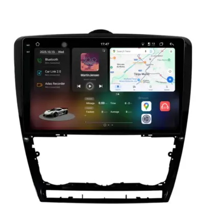 Navigazione Dedicata 12gb Ram 256gb Android Auto Carplay per Skoda Octavia 2