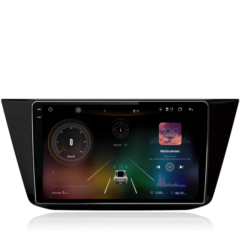 Navigazione Dedicata 12gb Ram 256gb Android Auto Carplay per Volkswagen Tiguan