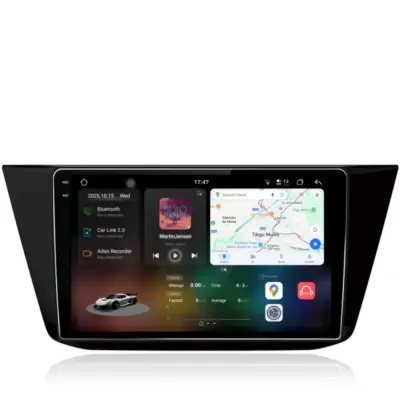 Navigazione Dedicata 12gb Ram 256gb Android Auto Carplay per Volkswagen Tiguan