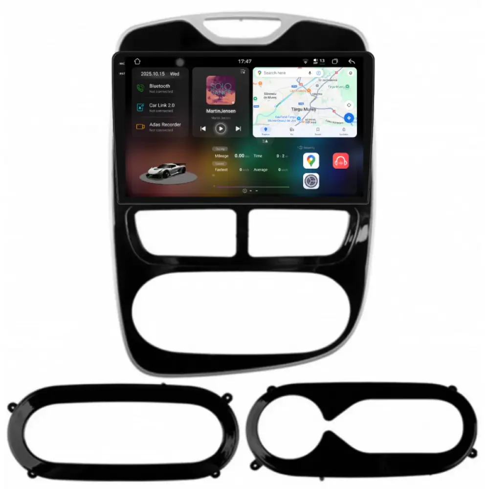 Navigazione Dedicata 2K 12gb Ram 256gb Android Auto Carplay per Renault Clio 4
