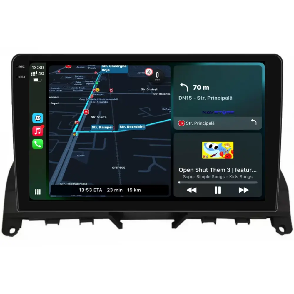 Navigazione Dedicata 2K 4gb Ram 64gb Storage Carplay per Mercedes Classe C W204