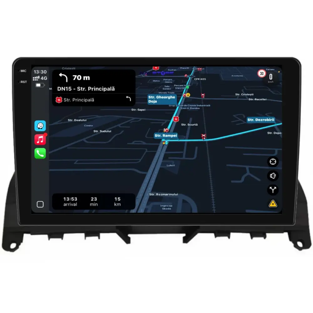 Navigazione Dedicata 2K 4gb Ram 64gb Storage Carplay per Mercedes Classe C W204