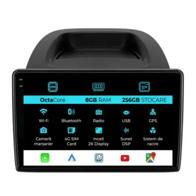 Navigazione Dedicata 2K 8gb Ram 256gb Android Auto Carplay per Ford Ecosport