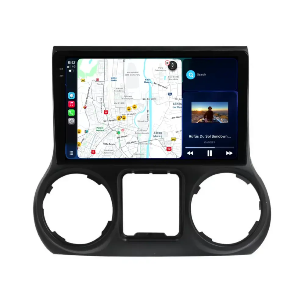 Navigazione Dedicata 2K 8gb Ram 256gb Storage Android Auto Carplay per Jeep