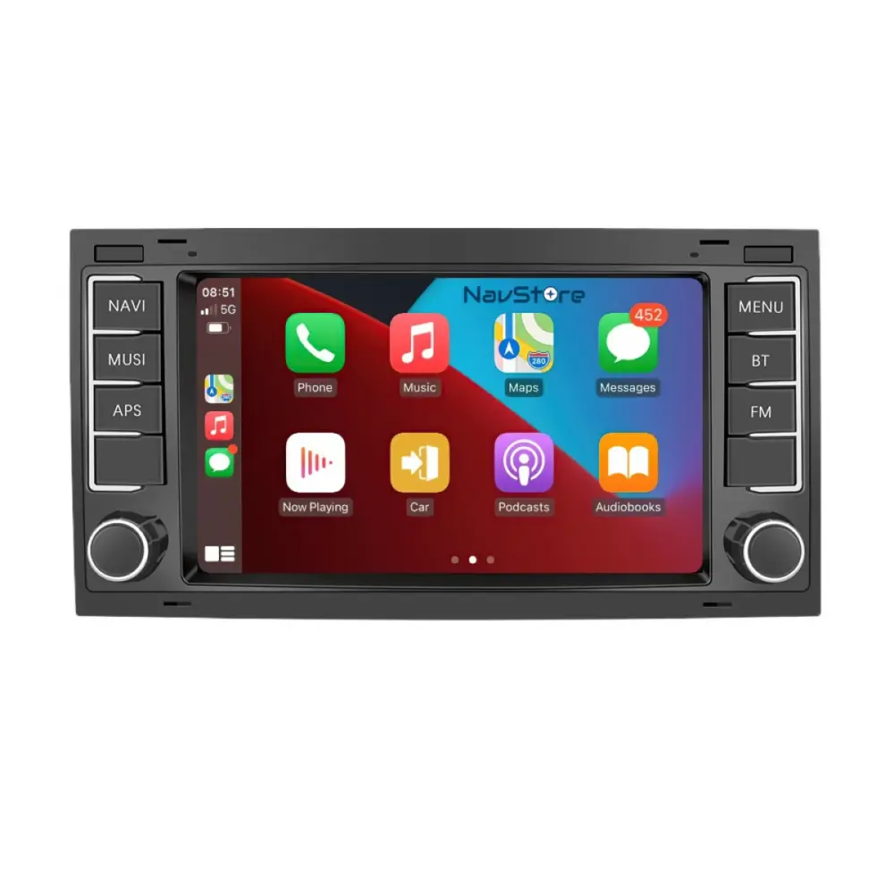 Navigazione Dedicata 7 Pollici Android Auto Carplay per Volkswagen Transporter