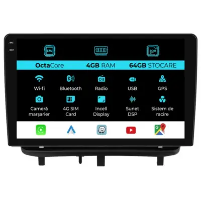 Navigazione Dedicata 9 Pollici Android Auto Carplay per Opel Corsa D 2006-2014