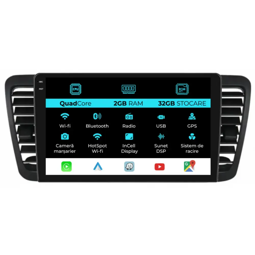 Navigazione Dedicata 9 Pollici Android Auto Carplay per Subaru Legacy Outback