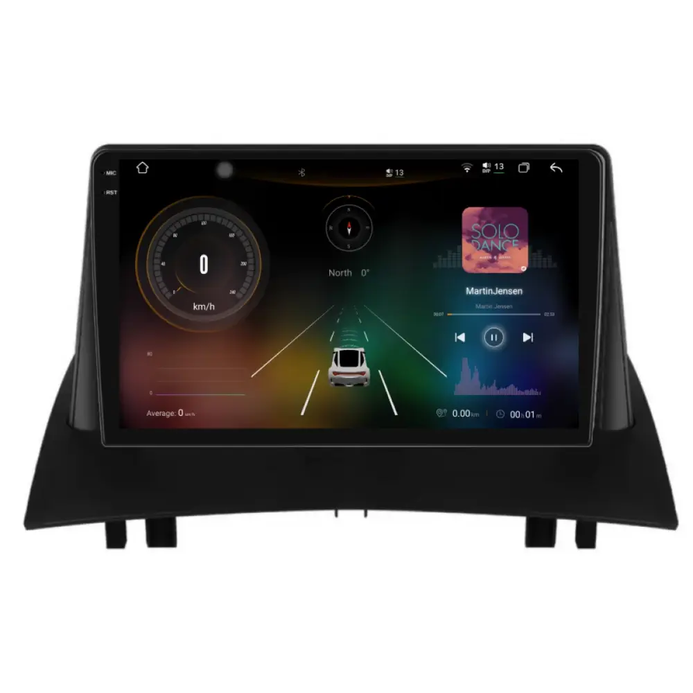 Navigazione Dedicata Android Auto Carplay 12gb 256gb per Renault Megane 2
