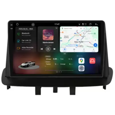 Navigazione Dedicata Android Auto Carplay 12gb Ram 256gb Renault Megane 3