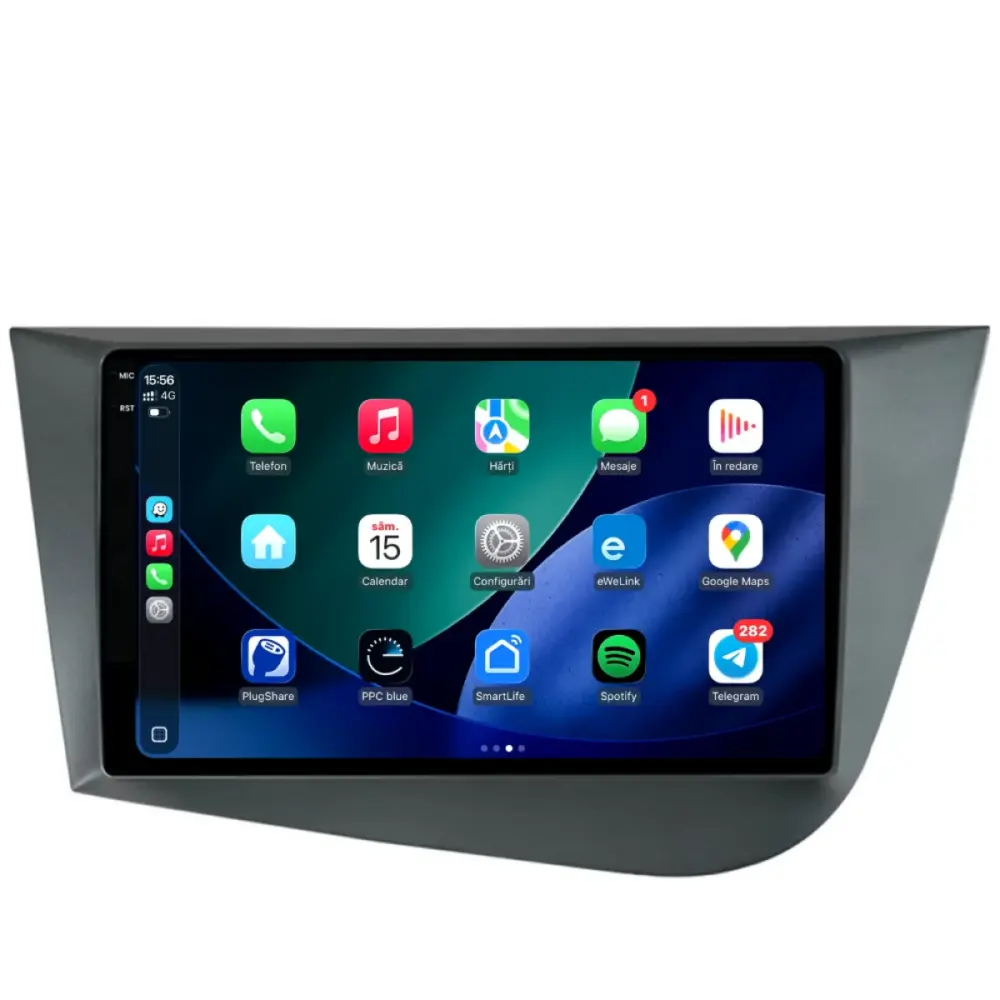 Navigazione Dedicata Android Auto Carplay 8gb Ram 256gb Seat Leon 2005-2012