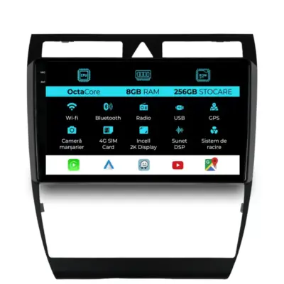 Navigazione Dedicata Android Auto Carplay per Audi A6 C5 2000-2004