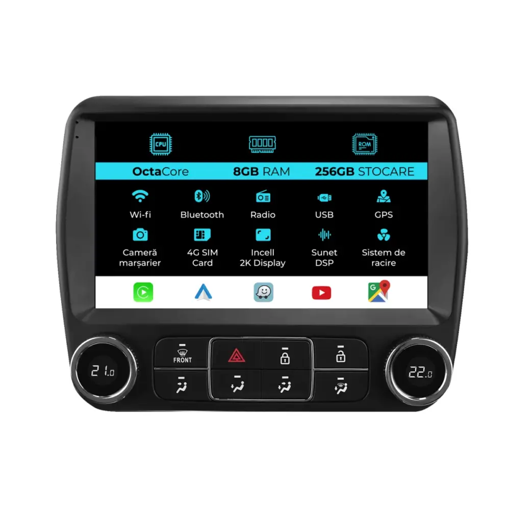 Navigazione Dedicata Android Auto Carplay per Chevrolet Camaro 2010-2015
