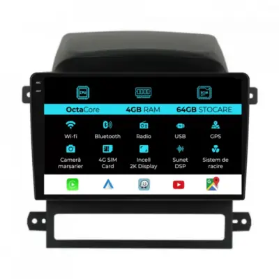 Navigazione Dedicata Android Auto Carplay per Chevrolet Captiva 2006-2011