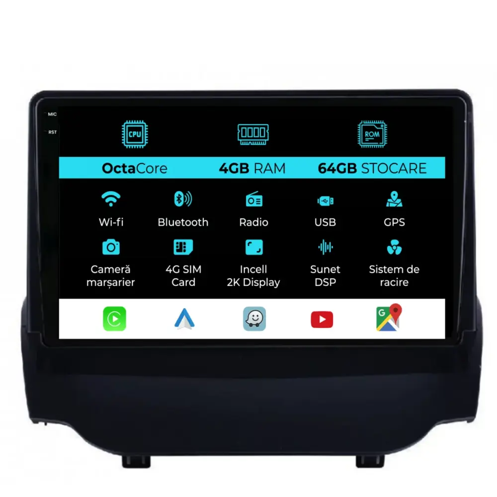 Navigazione Dedicata Android Auto Carplay per Ford Ecosport 2013-2016