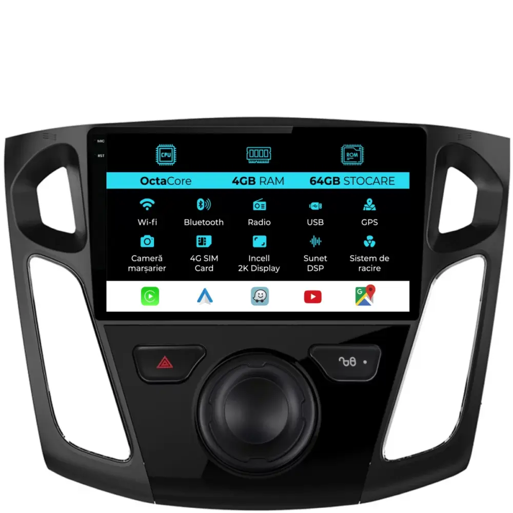Navigazione Dedicata Android Auto Carplay per Ford Focus 3 2011-2018