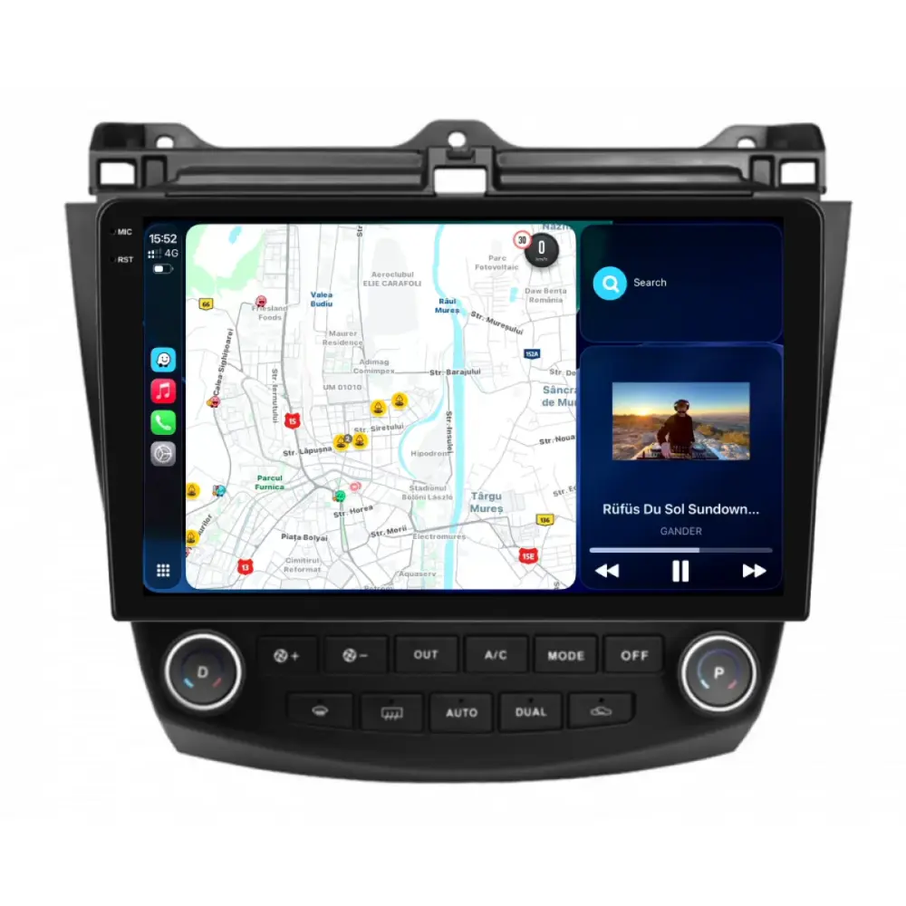 Navigazione Dedicata Android Auto Carplay per Honda Accord Vii 2003-2008