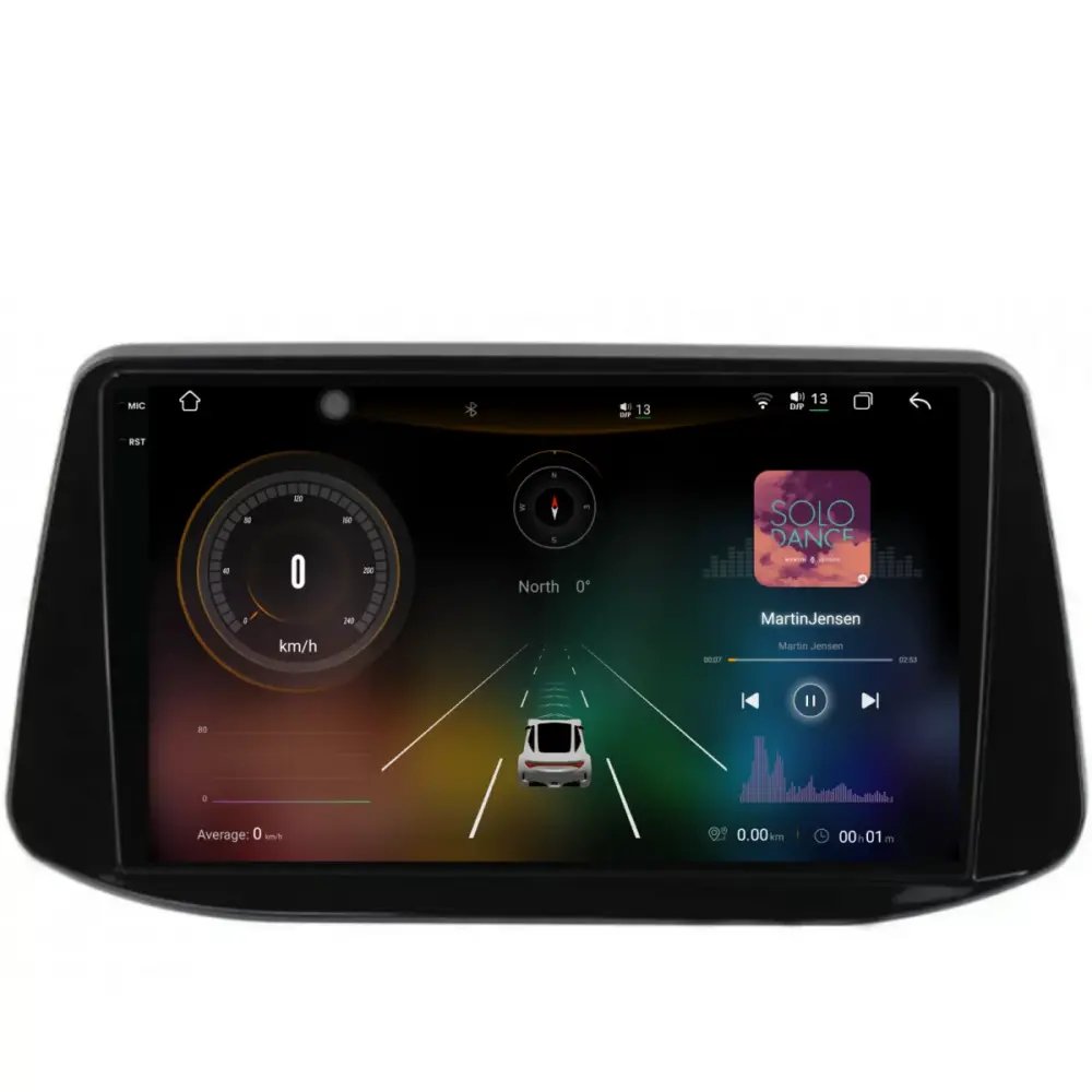 Navigazione Dedicata Android Auto Carplay per Hyundai I30 2017-2024