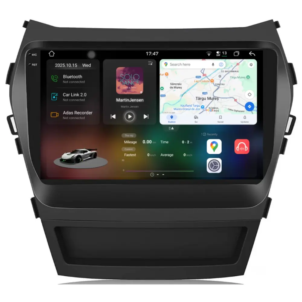 Navigazione Dedicata Android Auto Carplay per Hyundai Santa Fe IX45 2013-2017