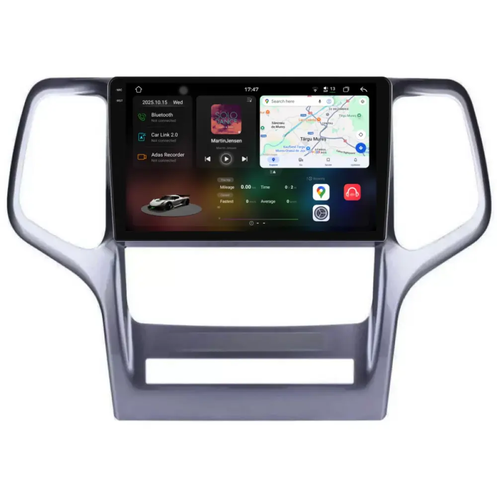 Navigazione Dedicata Android Auto Carplay per Jeep Grand Cherokee 2010-2014