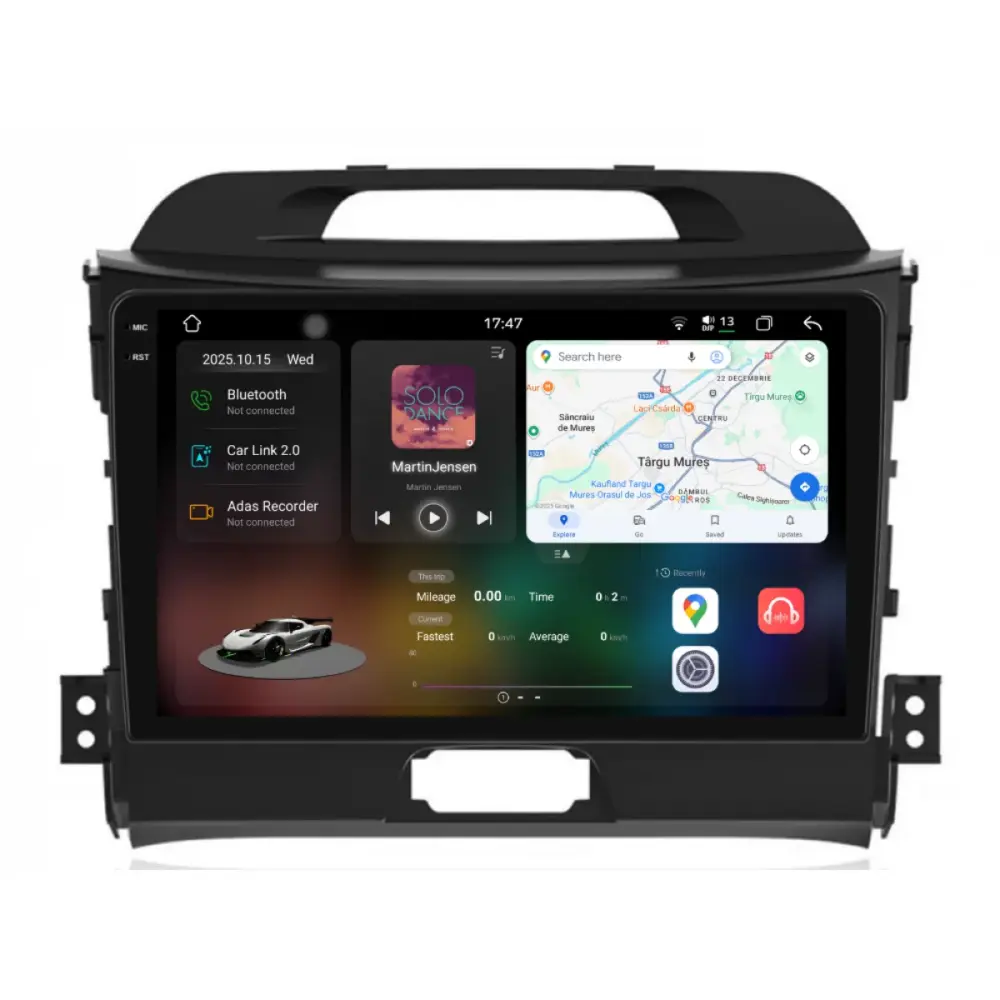 Navigazione Dedicata Android Auto Carplay per Kia Sportage 2010-2015 2K