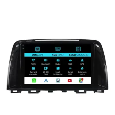 Navigazione Dedicata Android Auto Carplay per Mazda Cx-5 2012-2015 2K 4gb 64gb