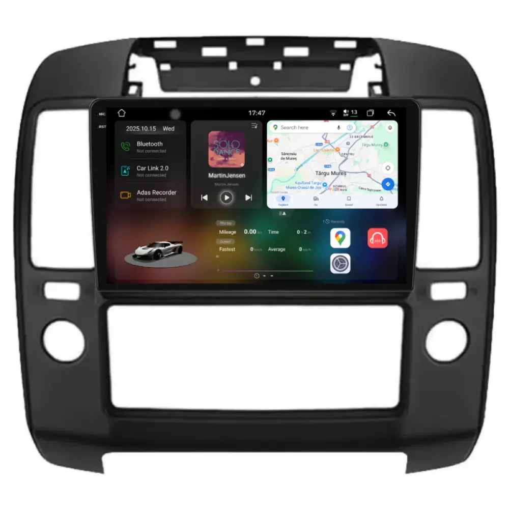 Navigazione Dedicata Android Auto Carplay per Nissan Navara 2004-2010