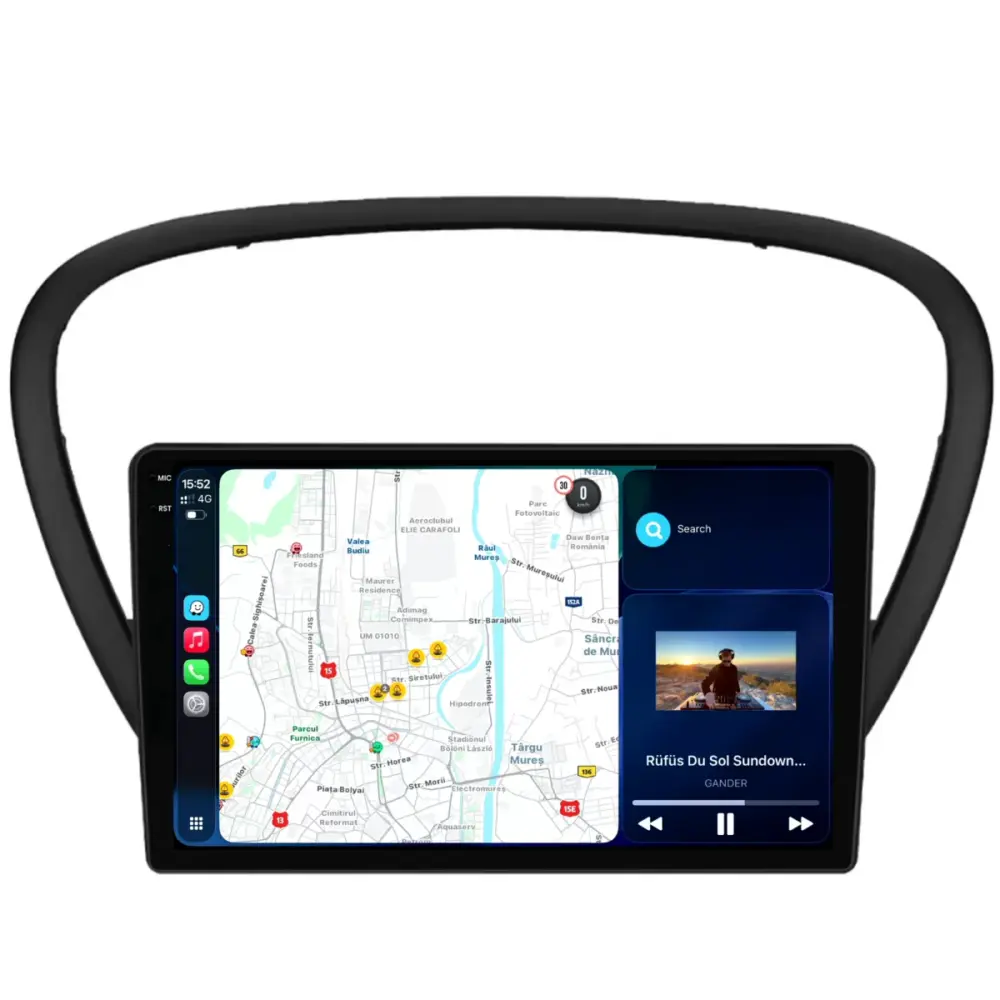Navigazione Dedicata Android Auto Carplay per Peugeot 607 2004-2011