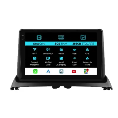 Navigazione Dedicata Android Auto Carplay per Renault Clio 2 1998-2012