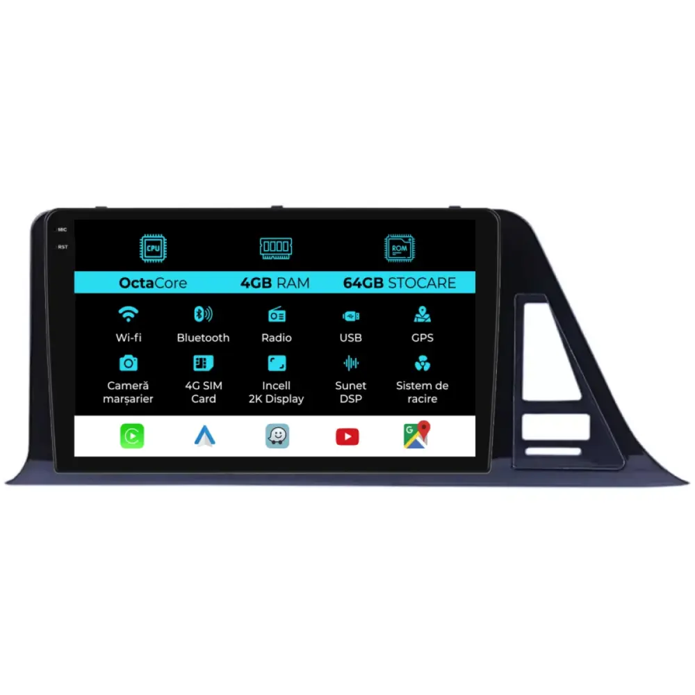 Navigazione Dedicata Android Auto Carplay per Toyota Chr 2016-2020