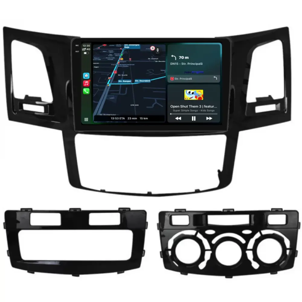 Navigazione Dedicata Android Auto Carplay per Toyota Hilux Vii 2004-2015