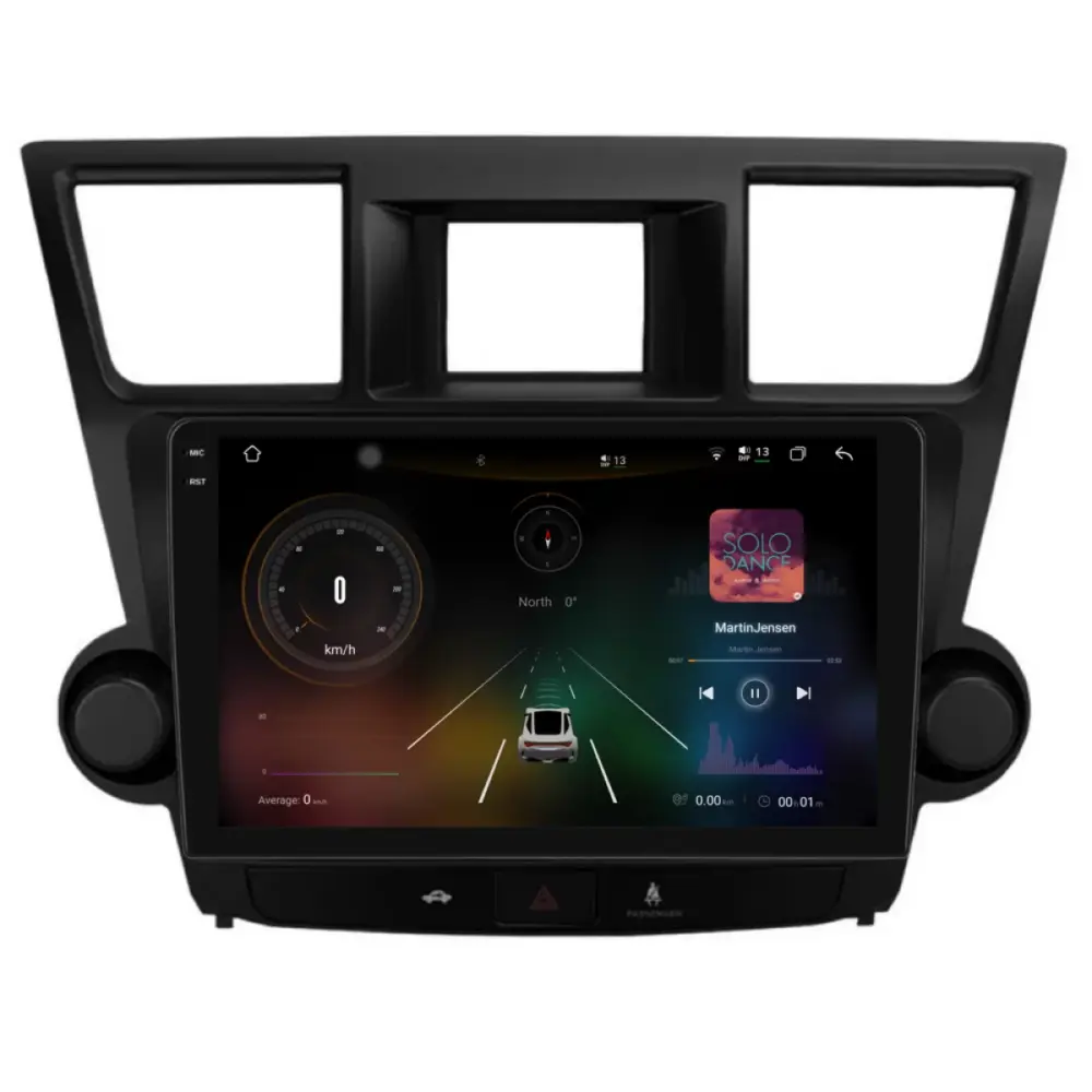 Navigazione Dedicata Android Auto Carplay per Toyota Kluger 2008-2014