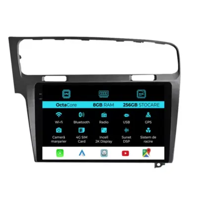 Navigazione Dedicata Android Auto Carplay per Volkswagen Golf 7 2013-2020