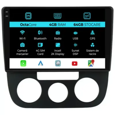 Navigazione Dedicata Android Auto Carplay per Volkswagen Jetta 2K 2005-2018