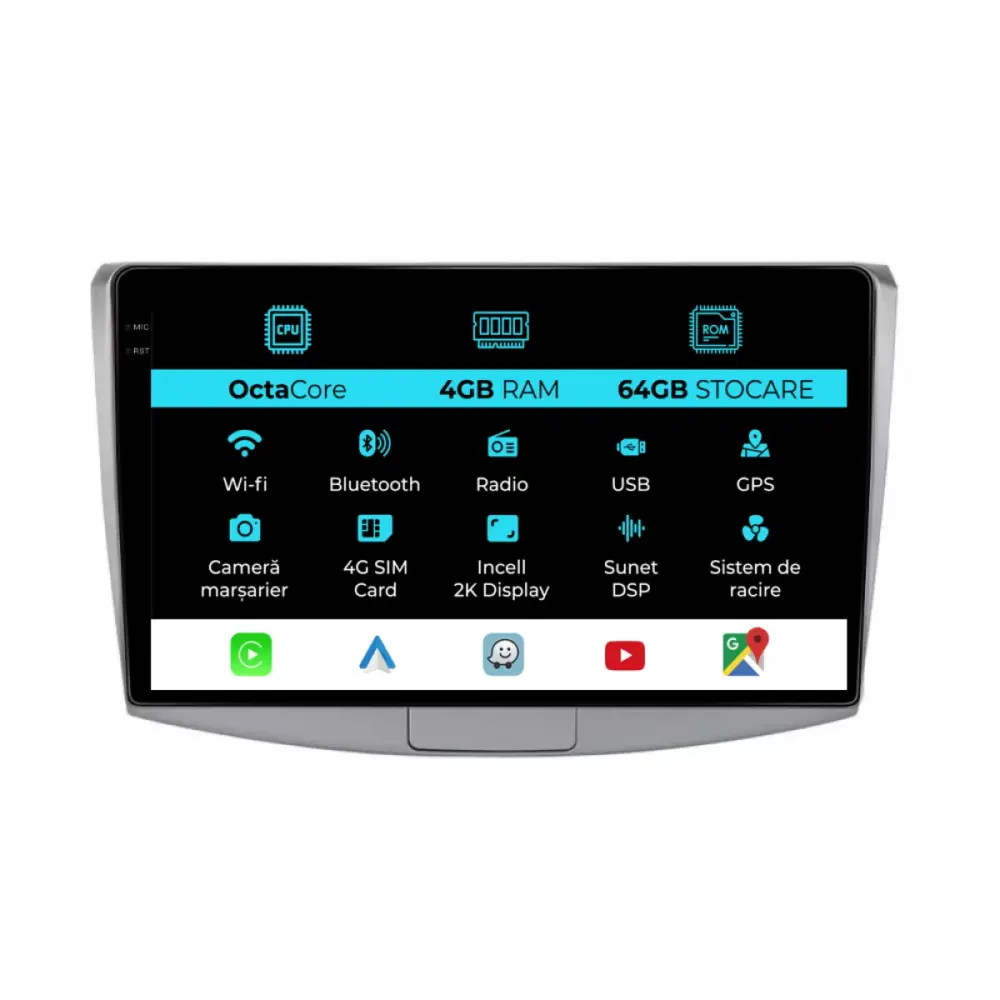 Navigazione Dedicata Android Auto Carplay per Volkswagen Passat B6 2006-2011
