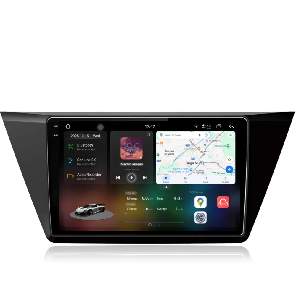 Navigazione Dedicata Android Auto Carplay per Volkswagen Touran 2015-2020