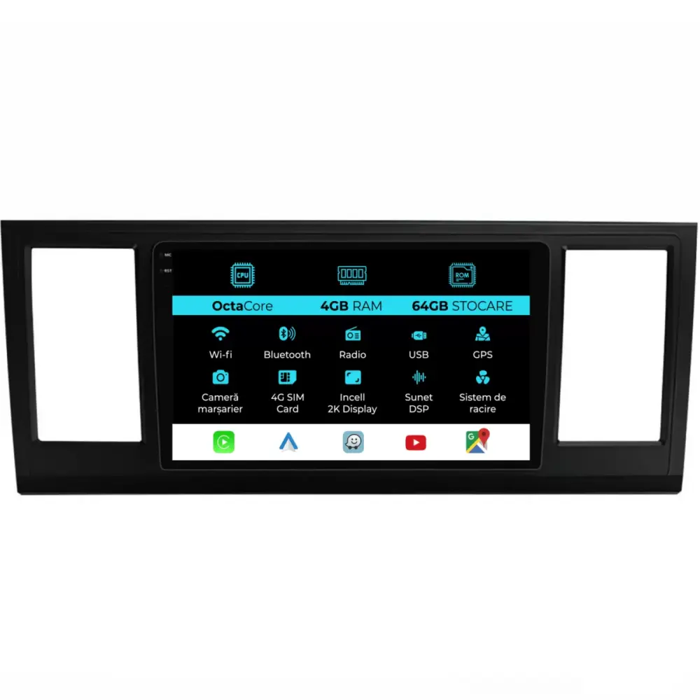 Navigazione Dedicata Android Auto Carplay per Volkswagen Transporter 2K