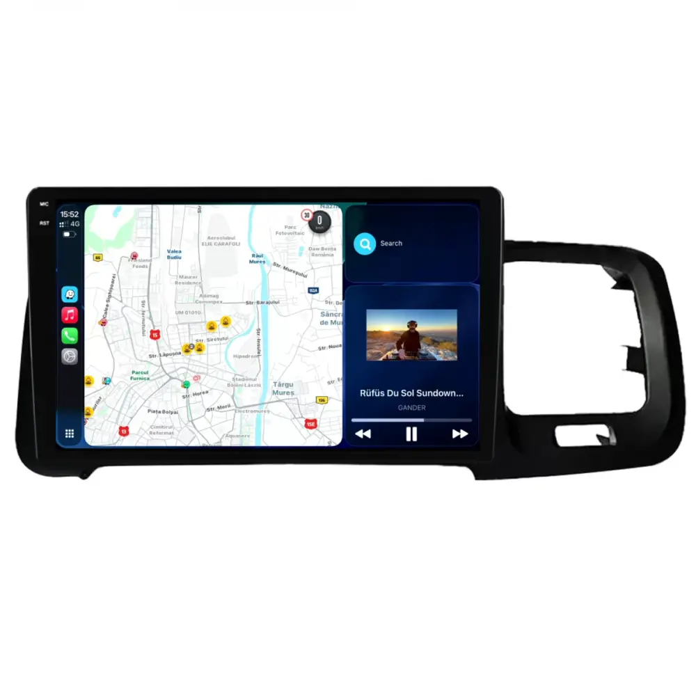 Navigazione Dedicata Android Auto Carplay per Volvo S60 2004-2010
