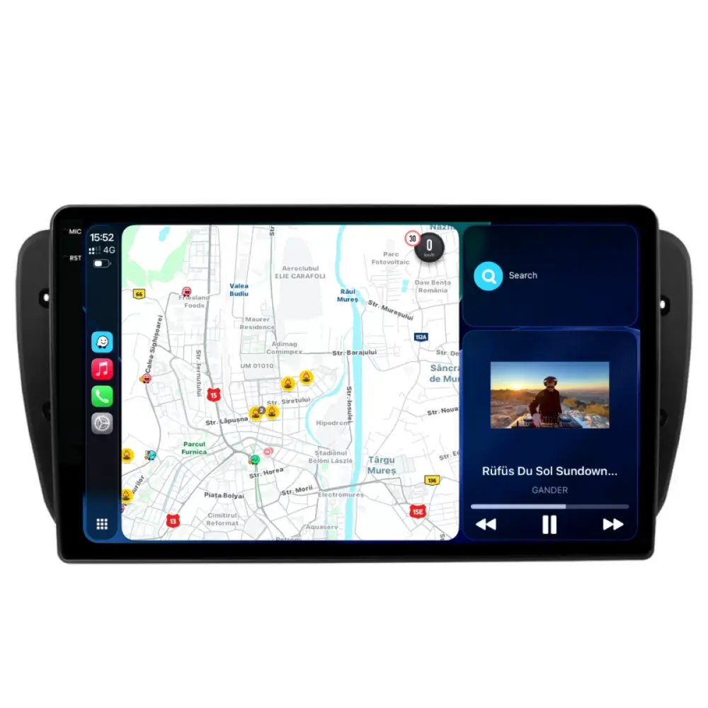 Navigazione Dedicata con Android Auto e Carplay per Seat Ibiza 2017-2025