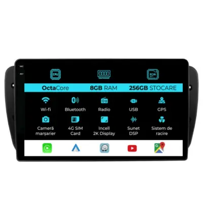 Navigazione Dedicata con Android Auto e Carplay per Seat Ibiza 2017-2025