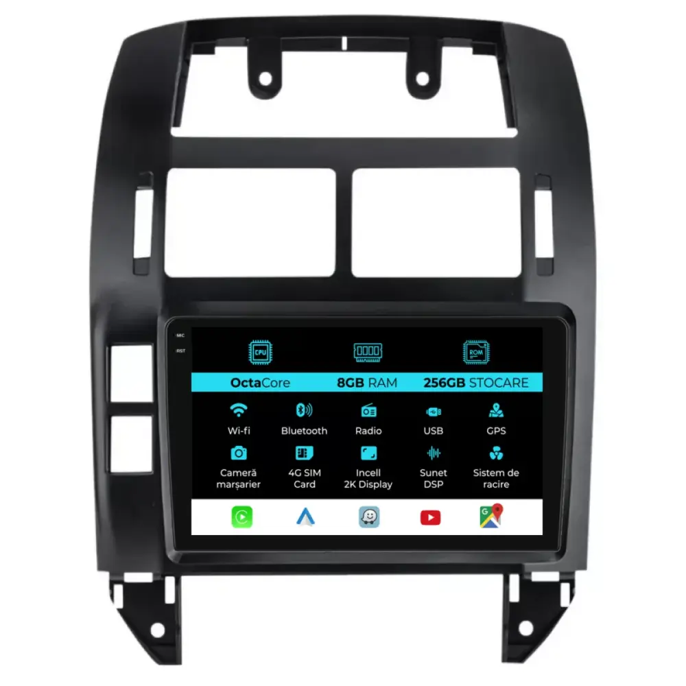 Navigazione Dedicata con Android Auto e Carplay per Volkswagen Polo 2004-2011
