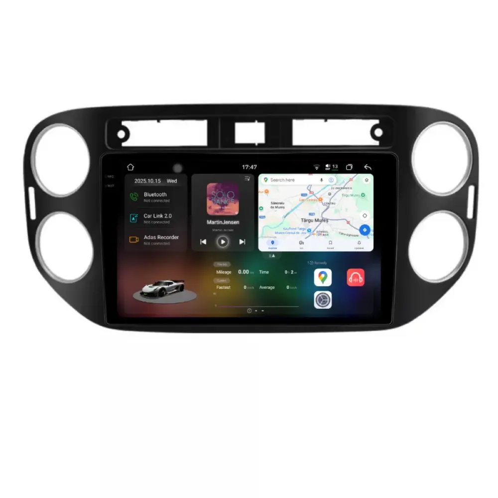 Navigazione Dedicata con Android Auto e Carplay per Volkswagen Tiguan 2007-2015