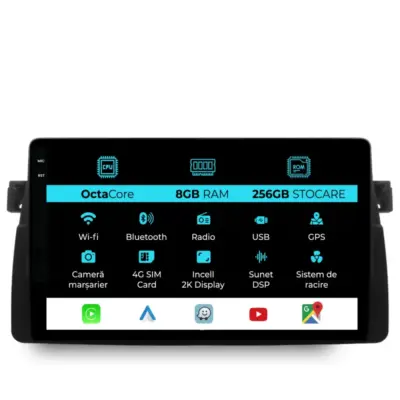Navigazione Dedicata con Carplay per BMW Serie 3 E46 1997-2005