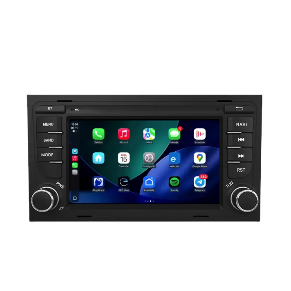 Navigazione Dedicata Quadcore 7 Pollici Android Auto Carplay per Audi A4 B6 B7