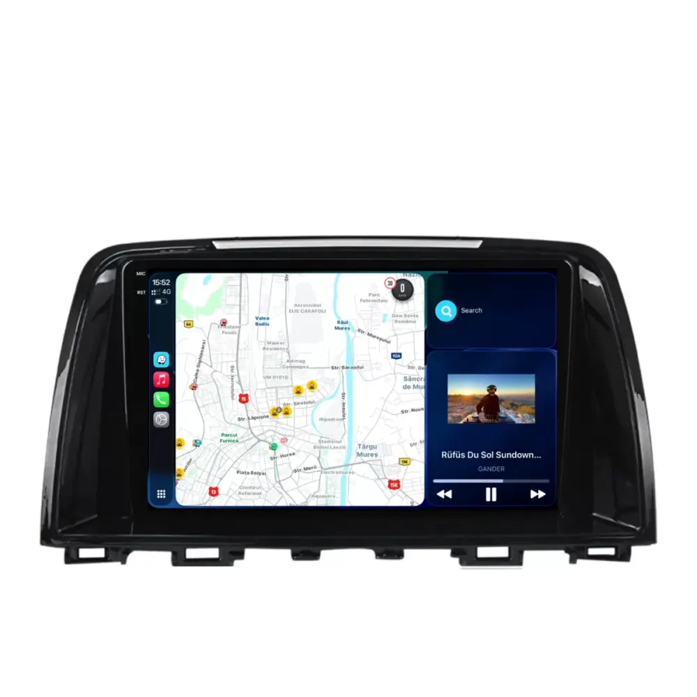 Navigazione Dedicata Quadcore 9 Pollici 4gb Ram 64gb Mazda Cx-5 2012-2015