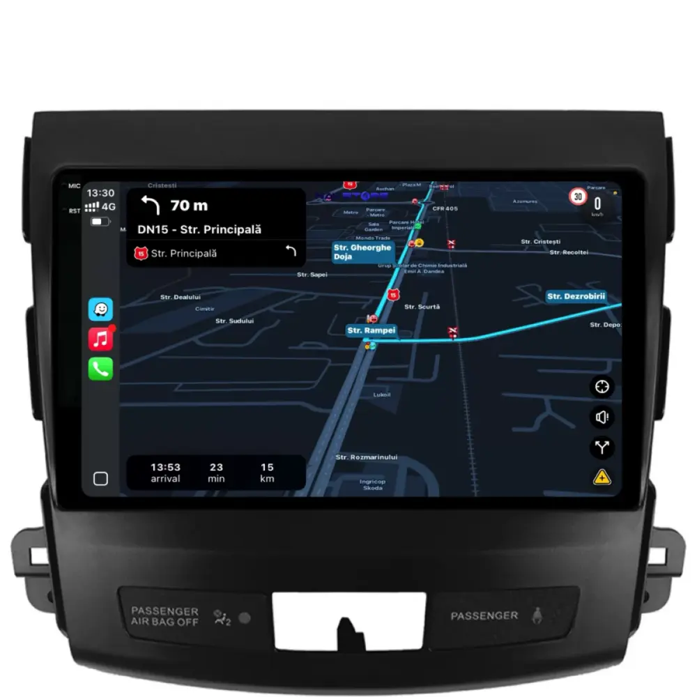 Navigazione Touch Screen 9 Pollici Quadcore 4gb 64gb per Mitsubishi Outlander