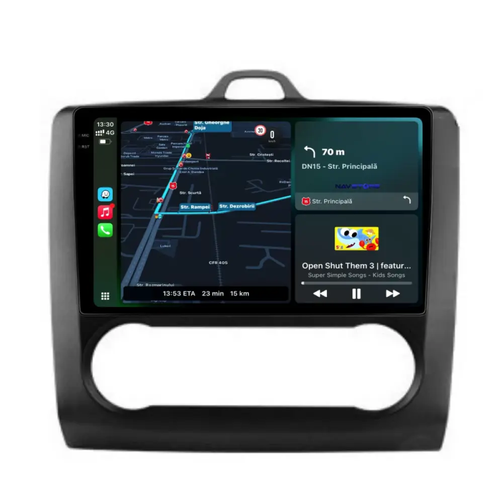 Navigazione Touch Screen 9 Pollici Quadcore 4gb Ram 64gb Ford Focus 2004-2012