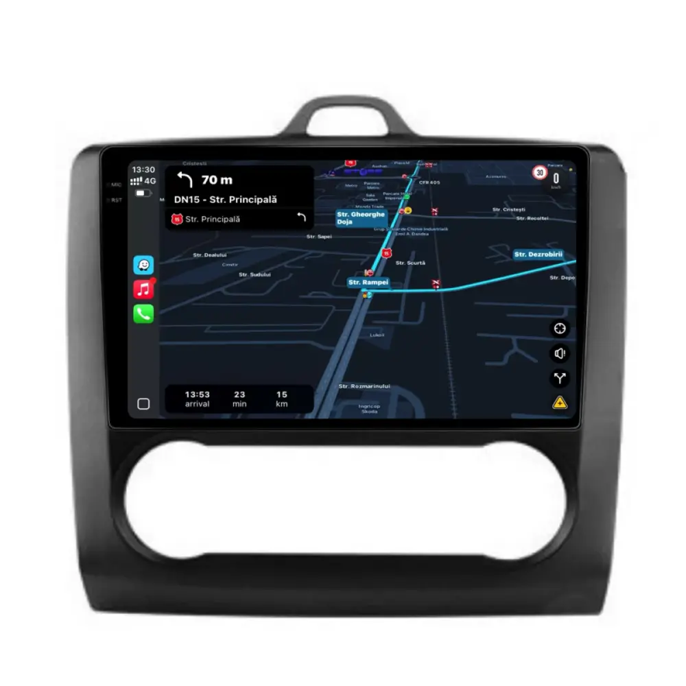 Navigazione Touch Screen 9 Pollici Quadcore 4gb Ram 64gb Ford Focus 2004-2012