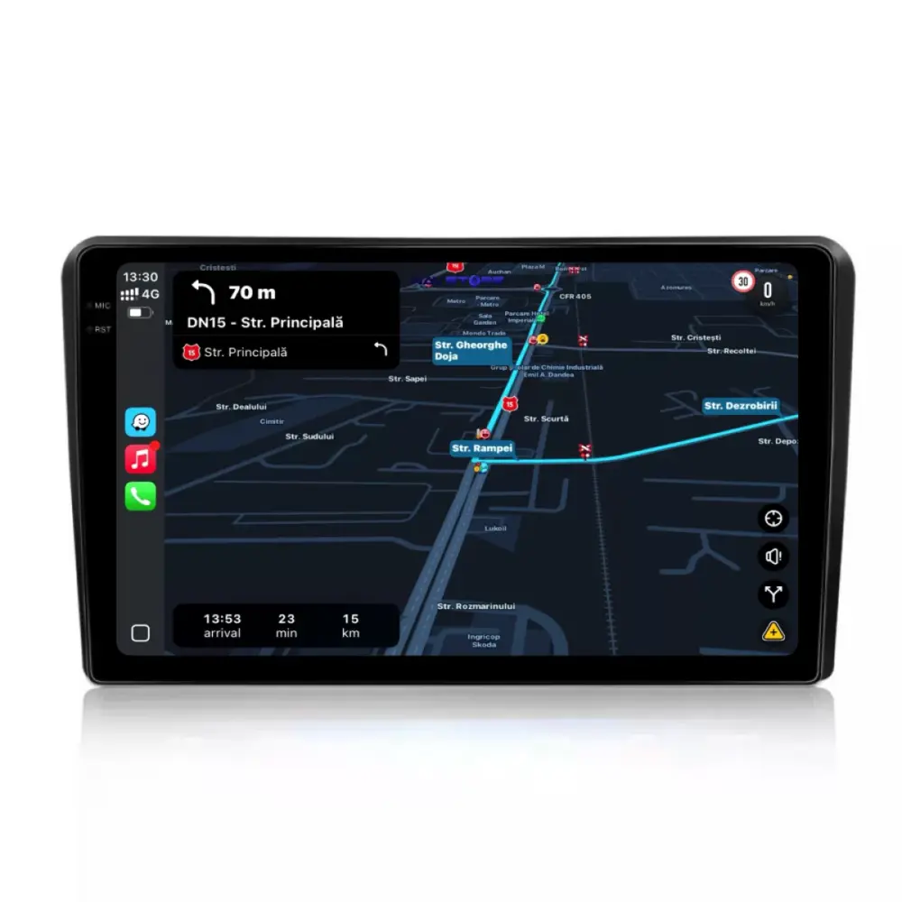 Navigazione Touch Screen 9 Pollici Quadcore 4gb Ram 64gb Storage per Kia Ceed