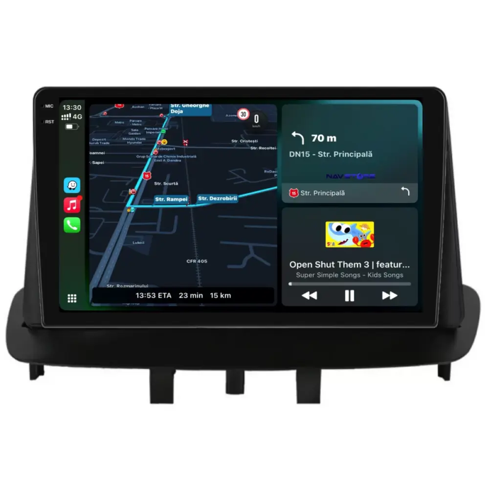 Navigazione Touch Screen 9 Pollici Quadcore 4gb Ram per Renault Megane 3