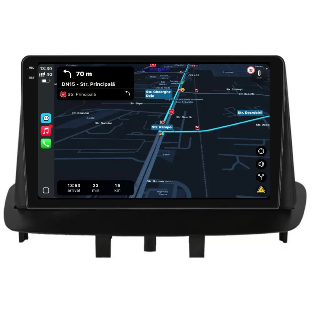 Navigazione Touch Screen 9 Pollici Quadcore 4gb Ram per Renault Megane 3